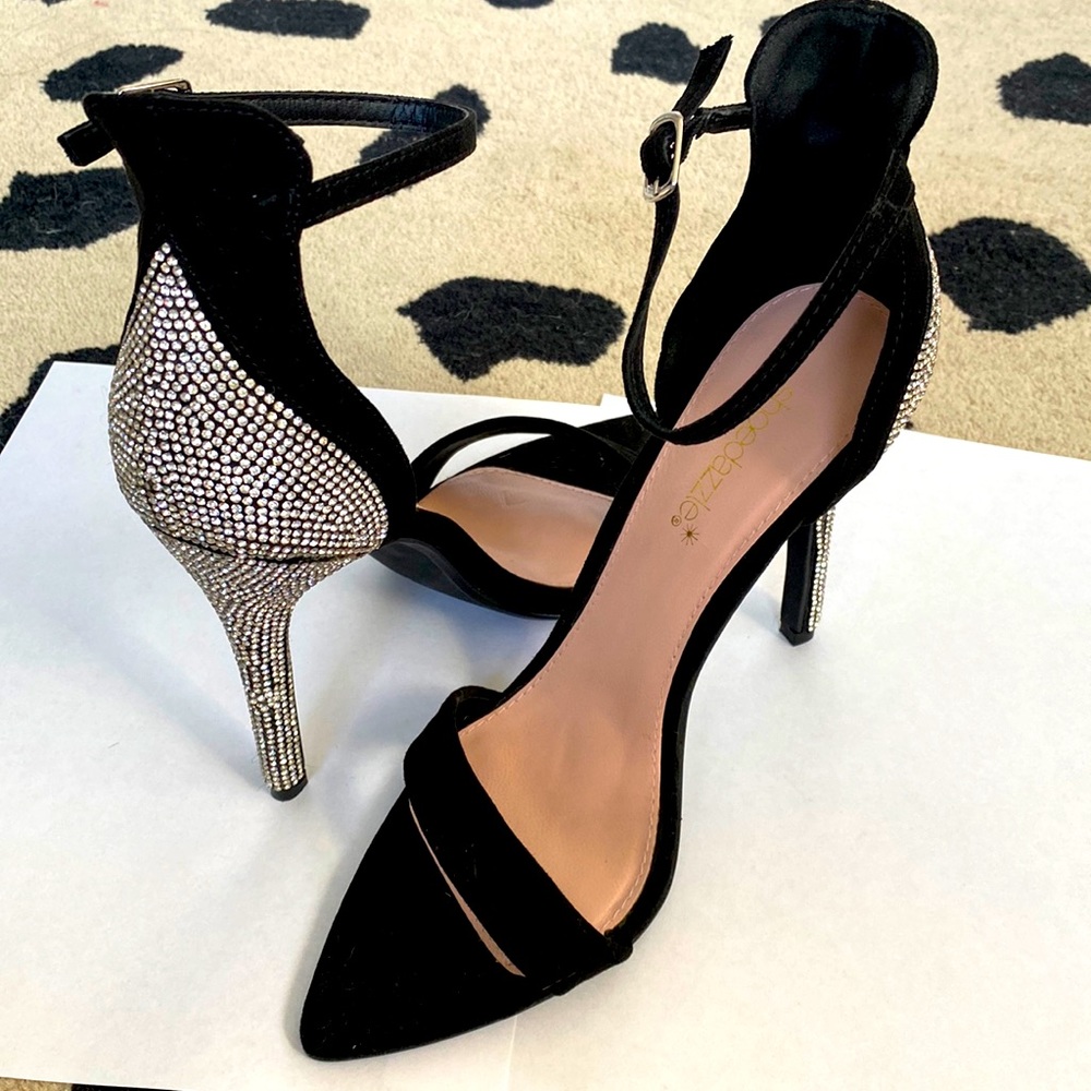 Shoe Dazzle | BRAND NEW | Erika Jayne | Real Housewives diamond black heels